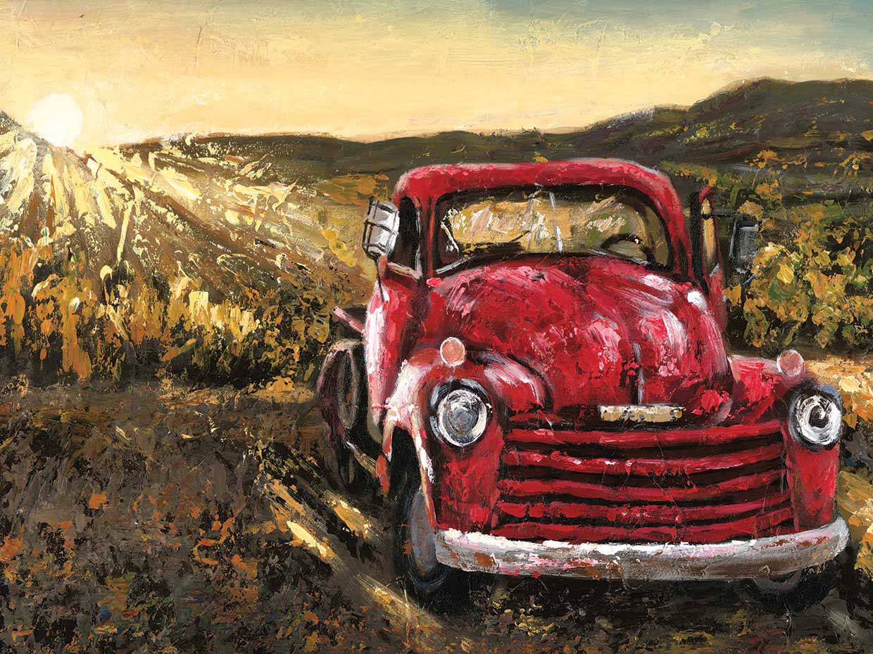 Vintage Truck at Sunrise