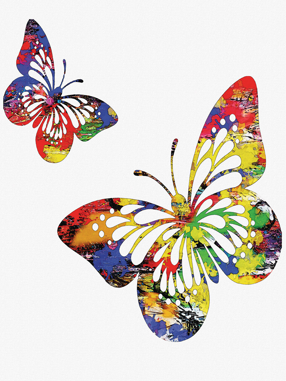 Butterfly flies together