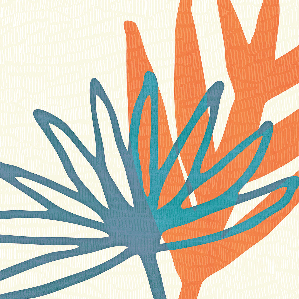 Mid-Century-Nature-Print