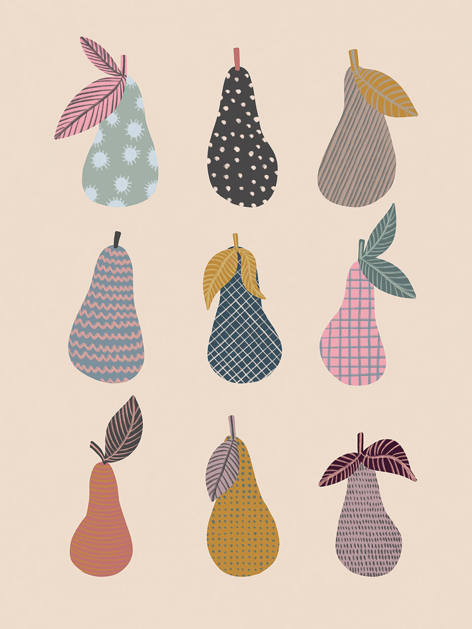 Patterned Pears