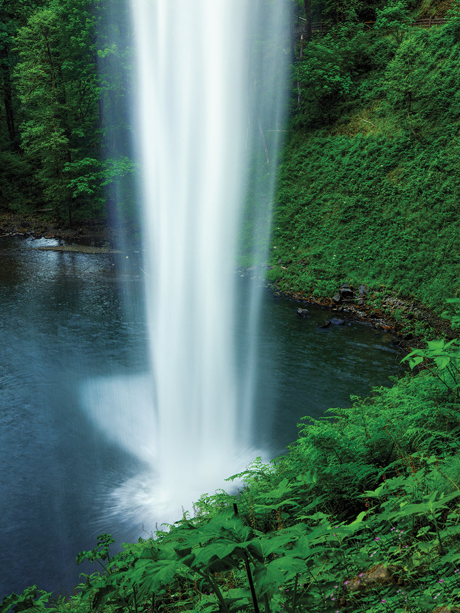 Beauty Behind A Waterfall