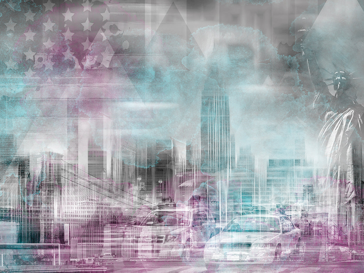 City Shapes MANHATTAN COLLAGE