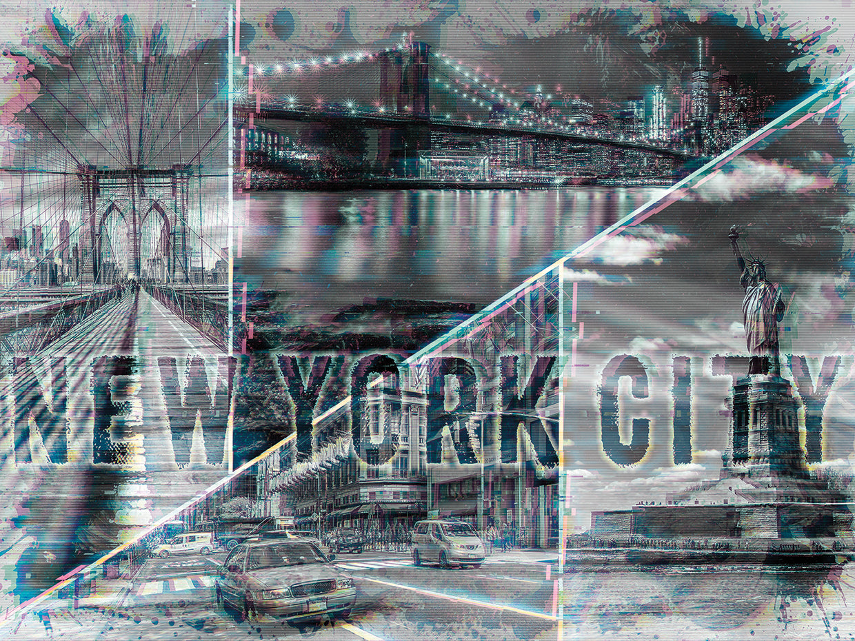 NEW YORK CITY Urban Collage No. 2