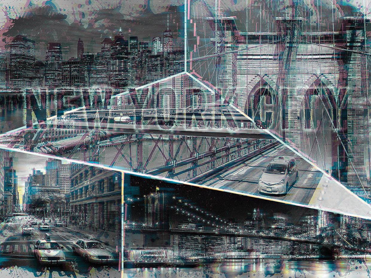 NEW YORK CITY Urban Collage No. 4