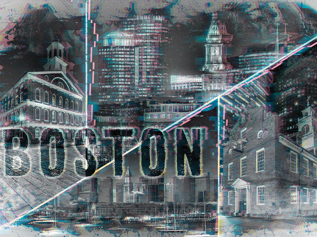 BOSTON Urban Collage No. 1