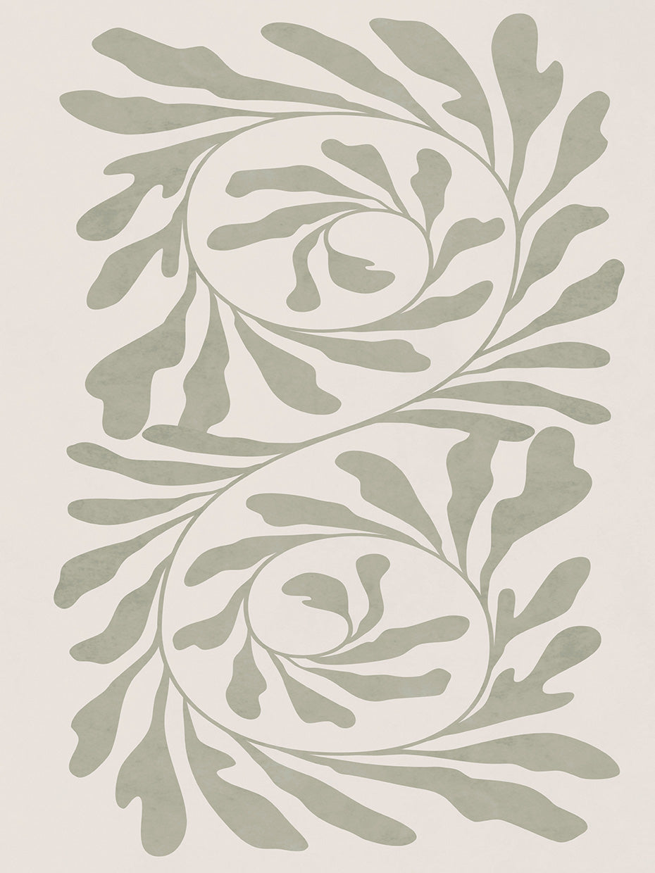 Olive Green Abstract