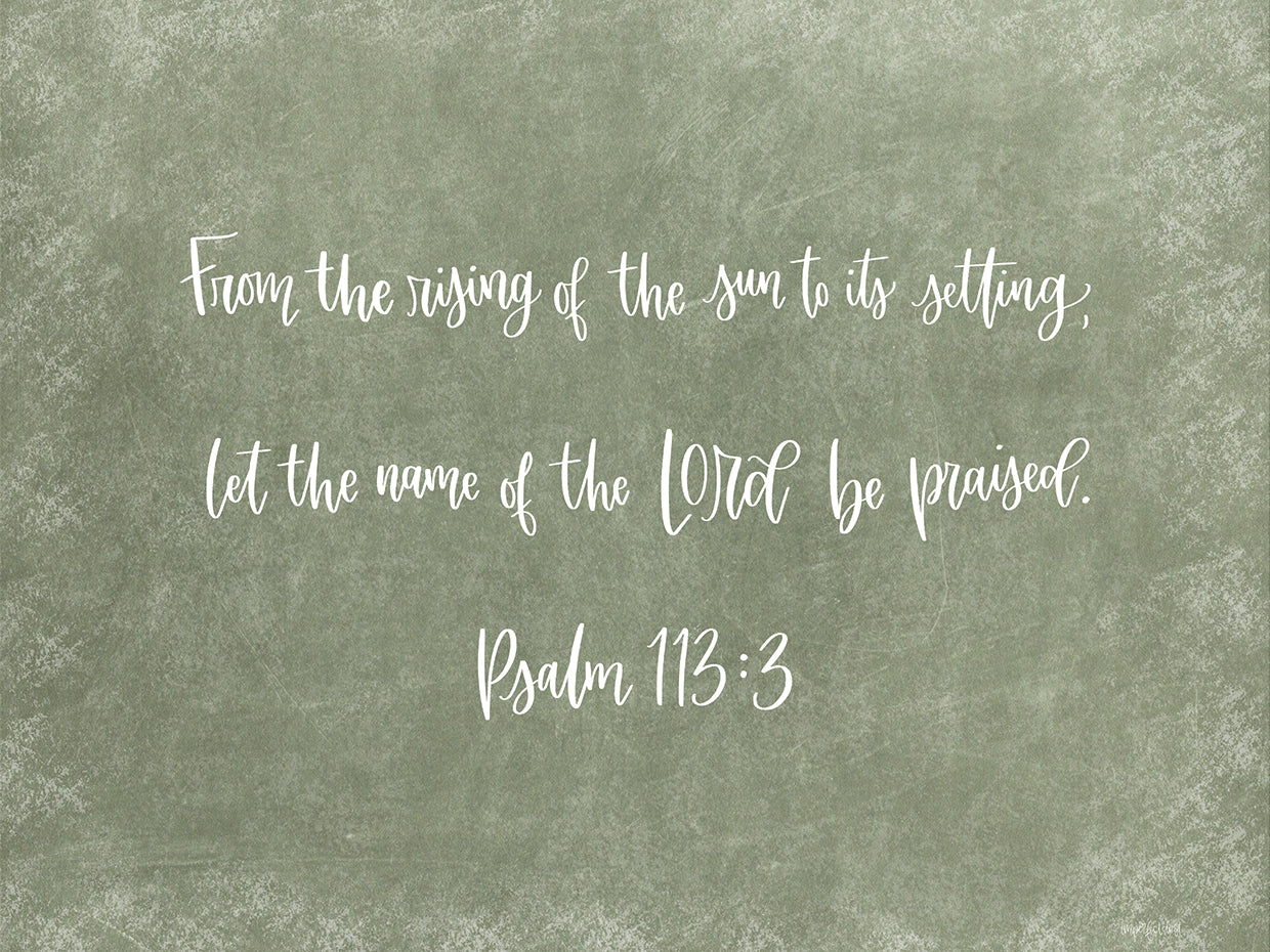 Psalm 113:3