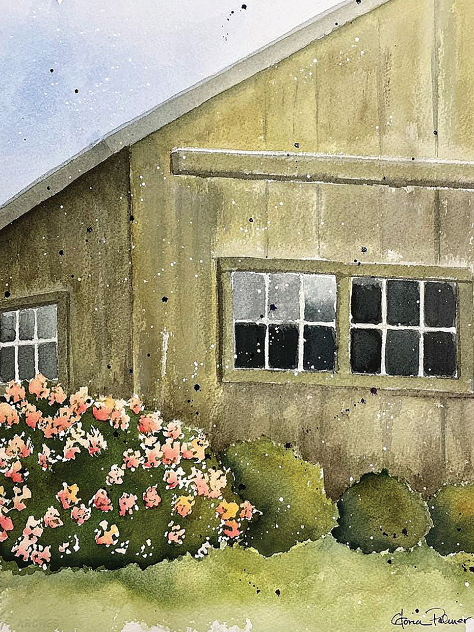 Windowpanes & Hydrangeas