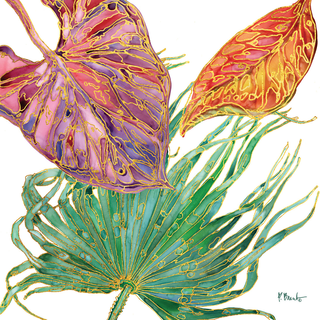 Spectrum Palm Fronds I