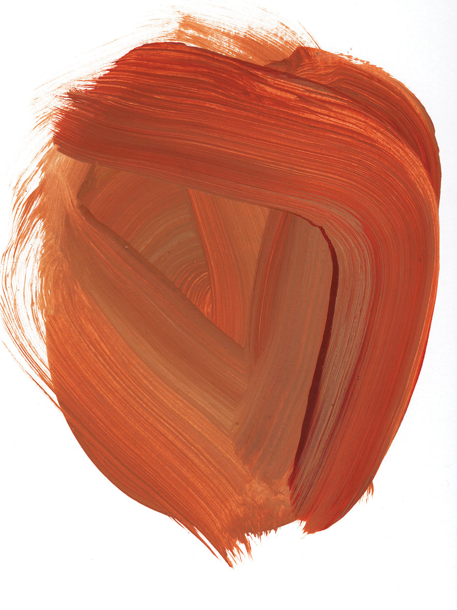 Brush Stroke Orange