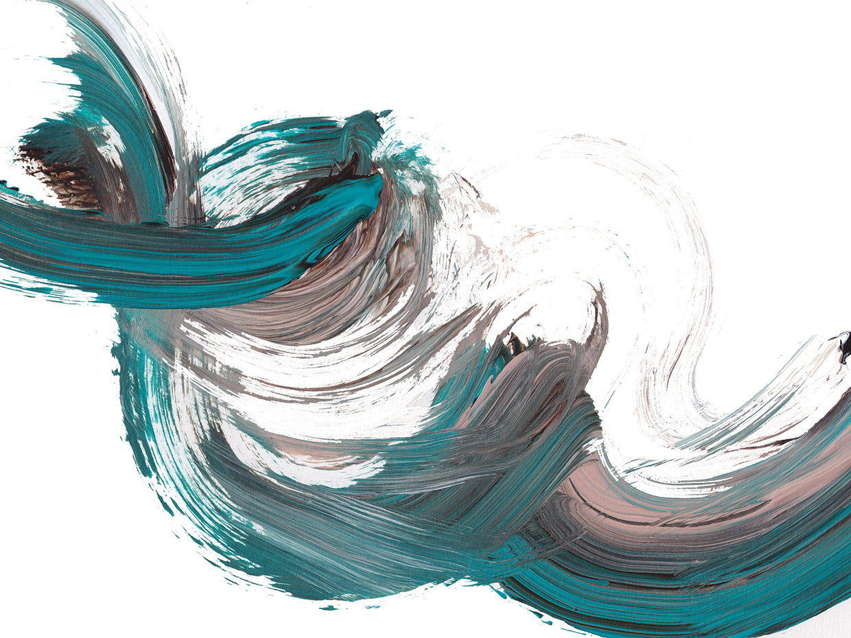 Brush Stroke Splash White