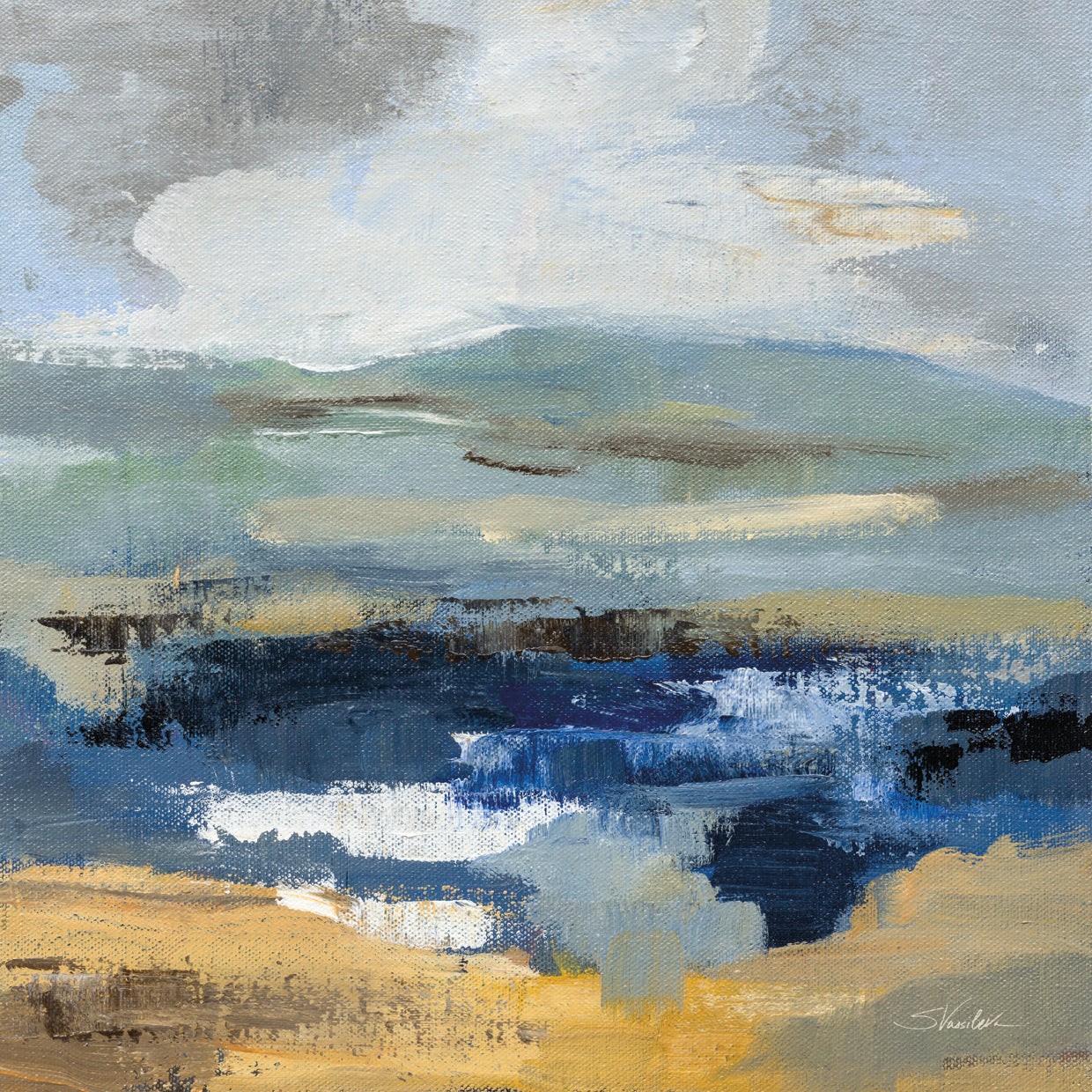 April Mountain River II