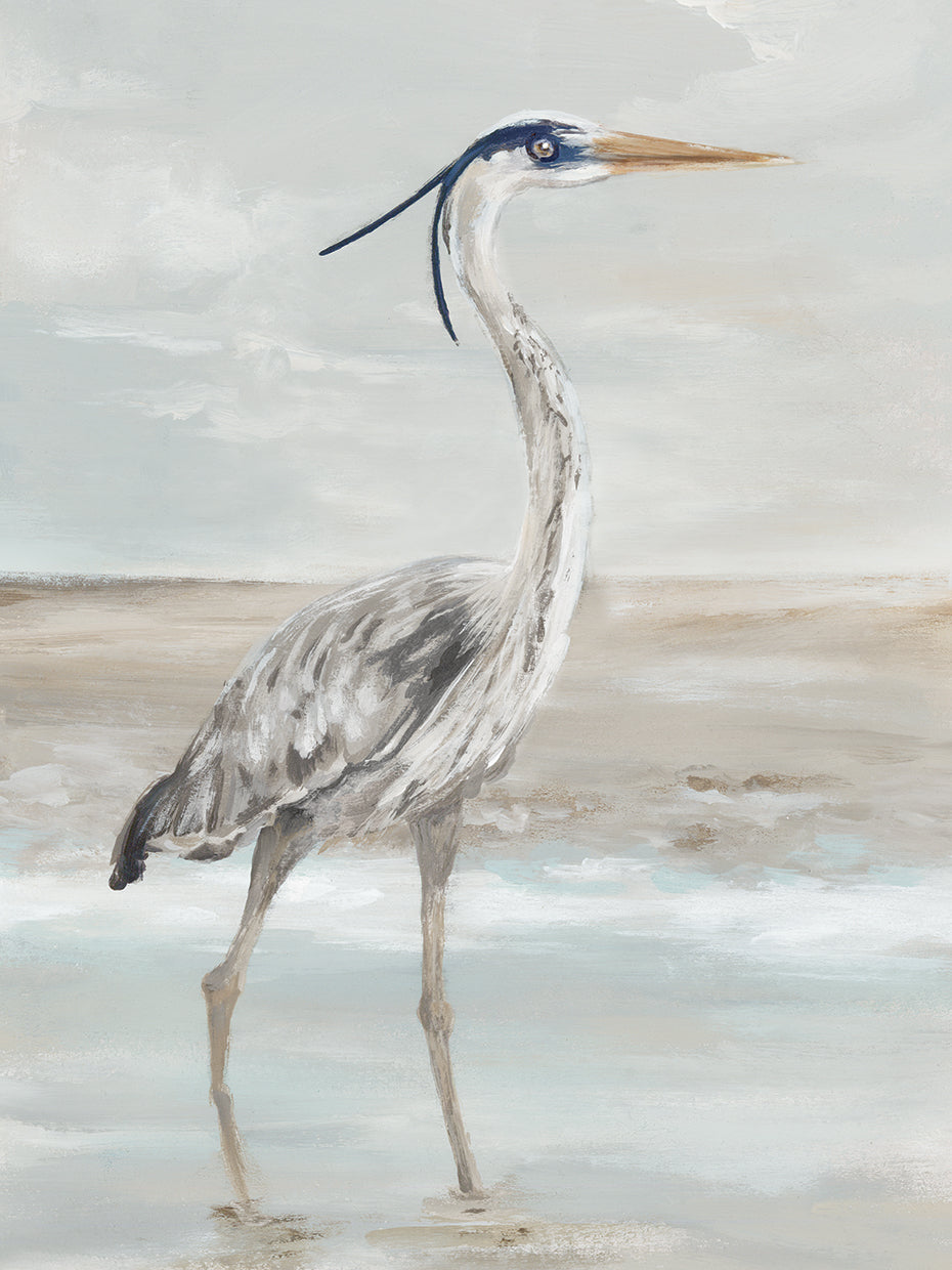 Heron on the Beach Walk