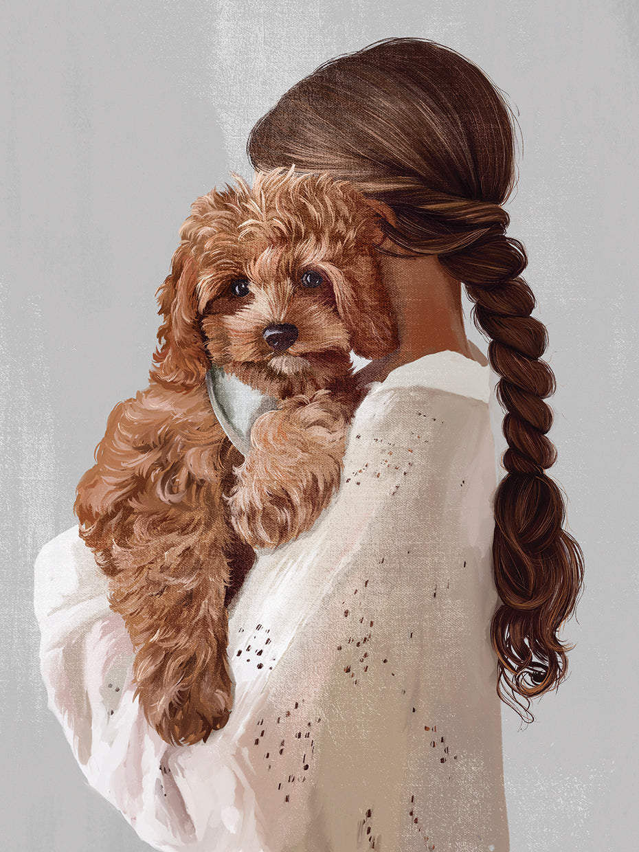 Forever Friends A girl & Her Cavapo