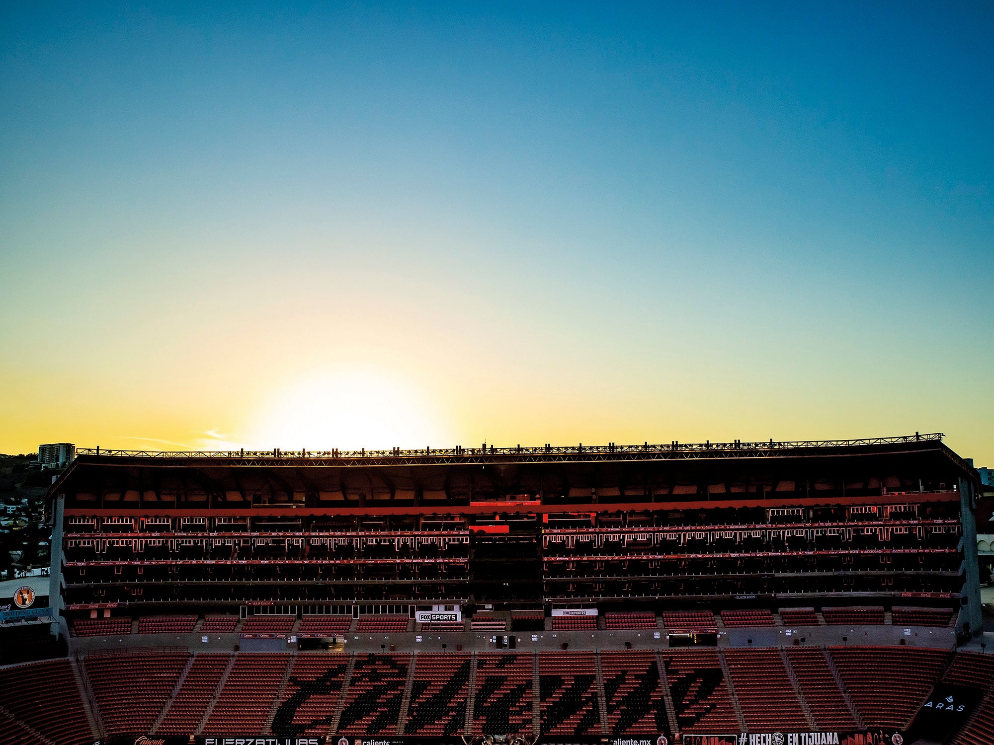 Dawn View in Stadium