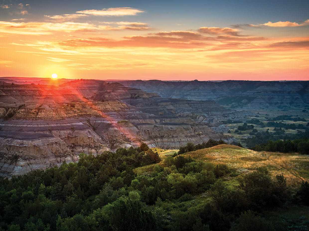 First Light in the Badlands