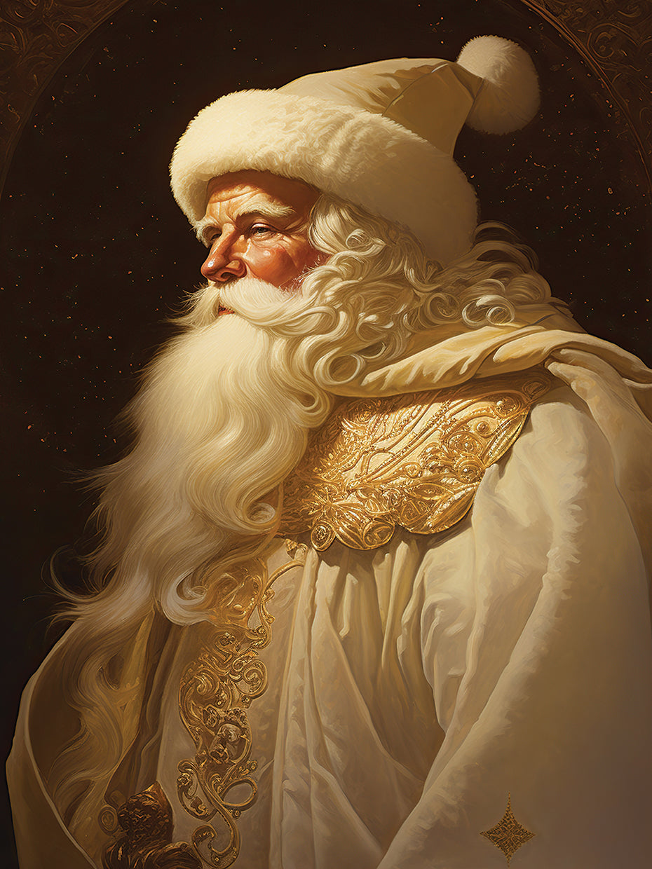 Santa in White