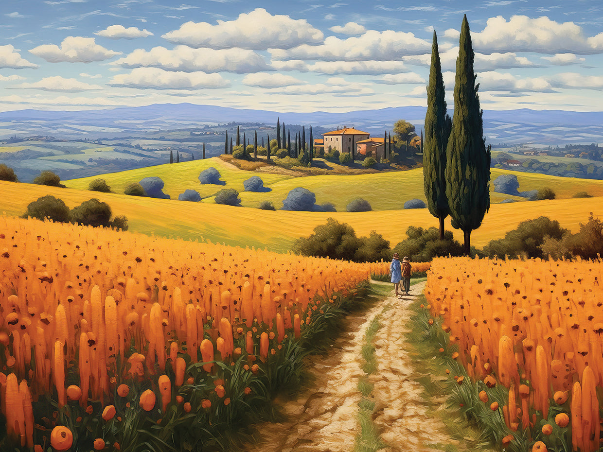 Countryside Wheat Fields