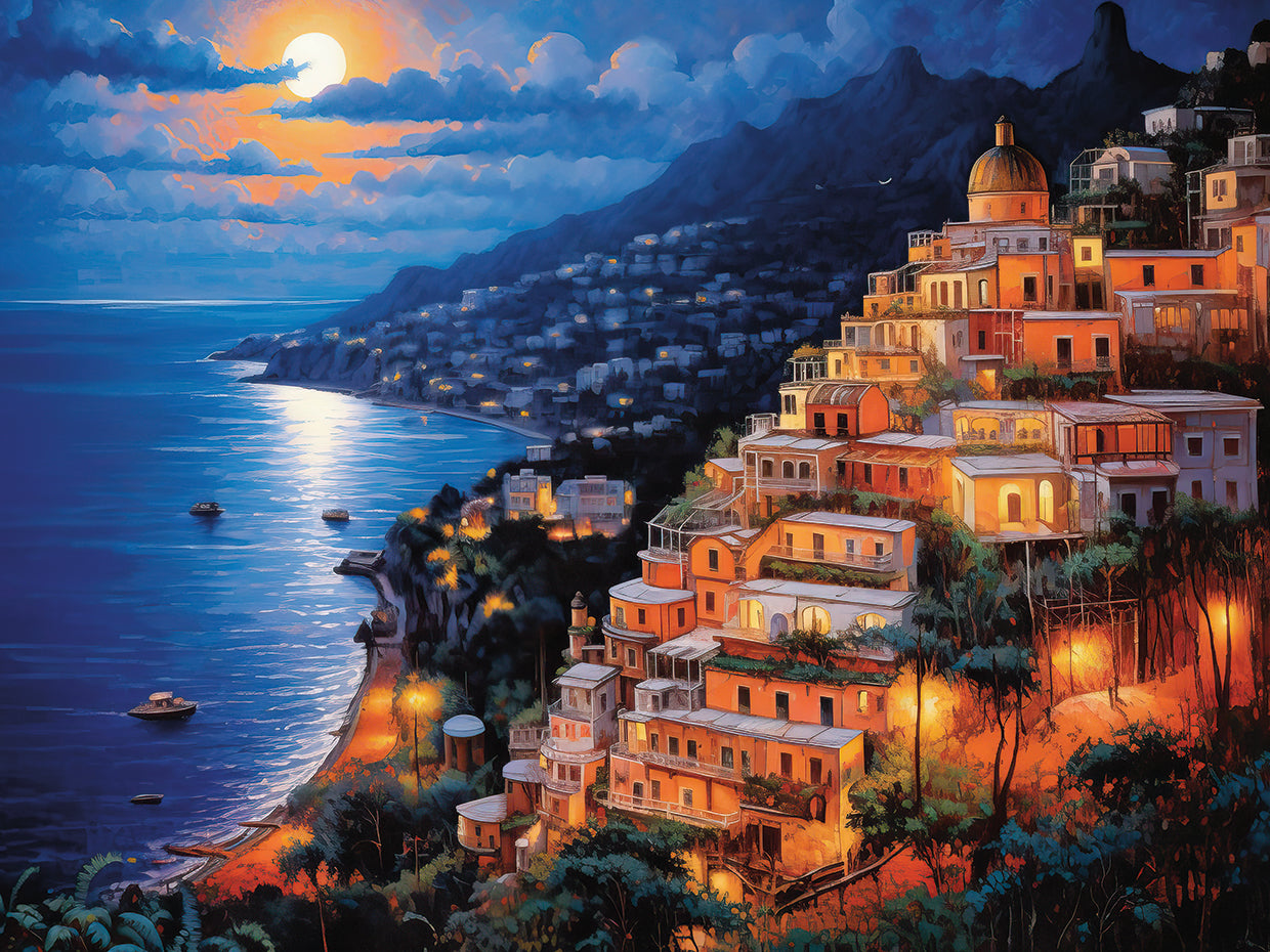 Positano Moonlit