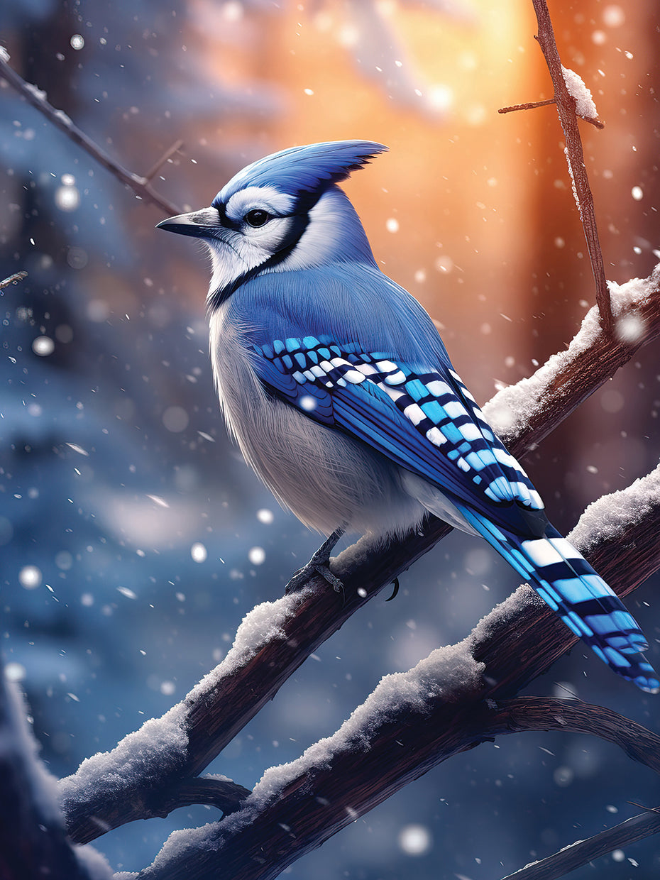 Winter Bluejay