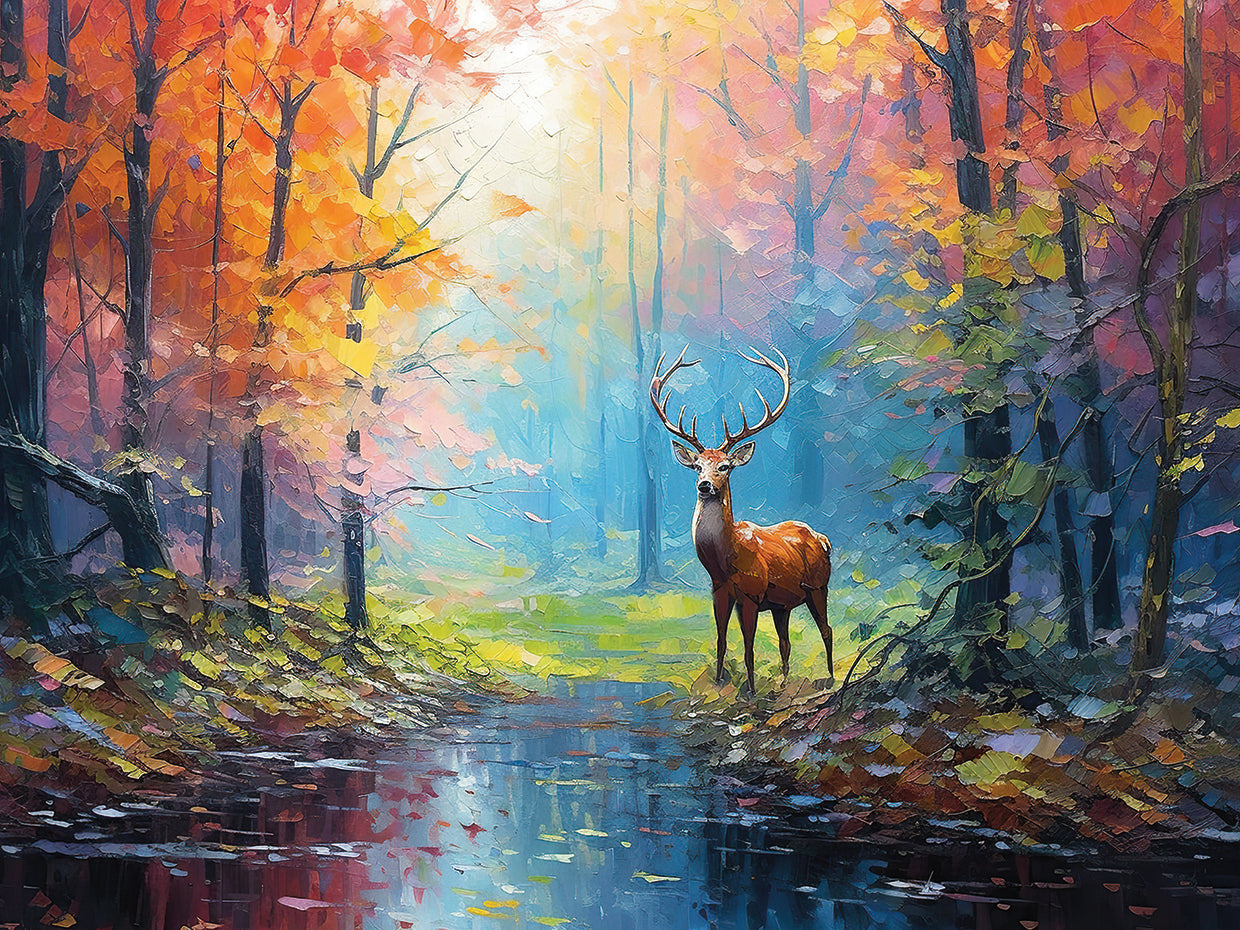 Whitetail Deer in the Forest