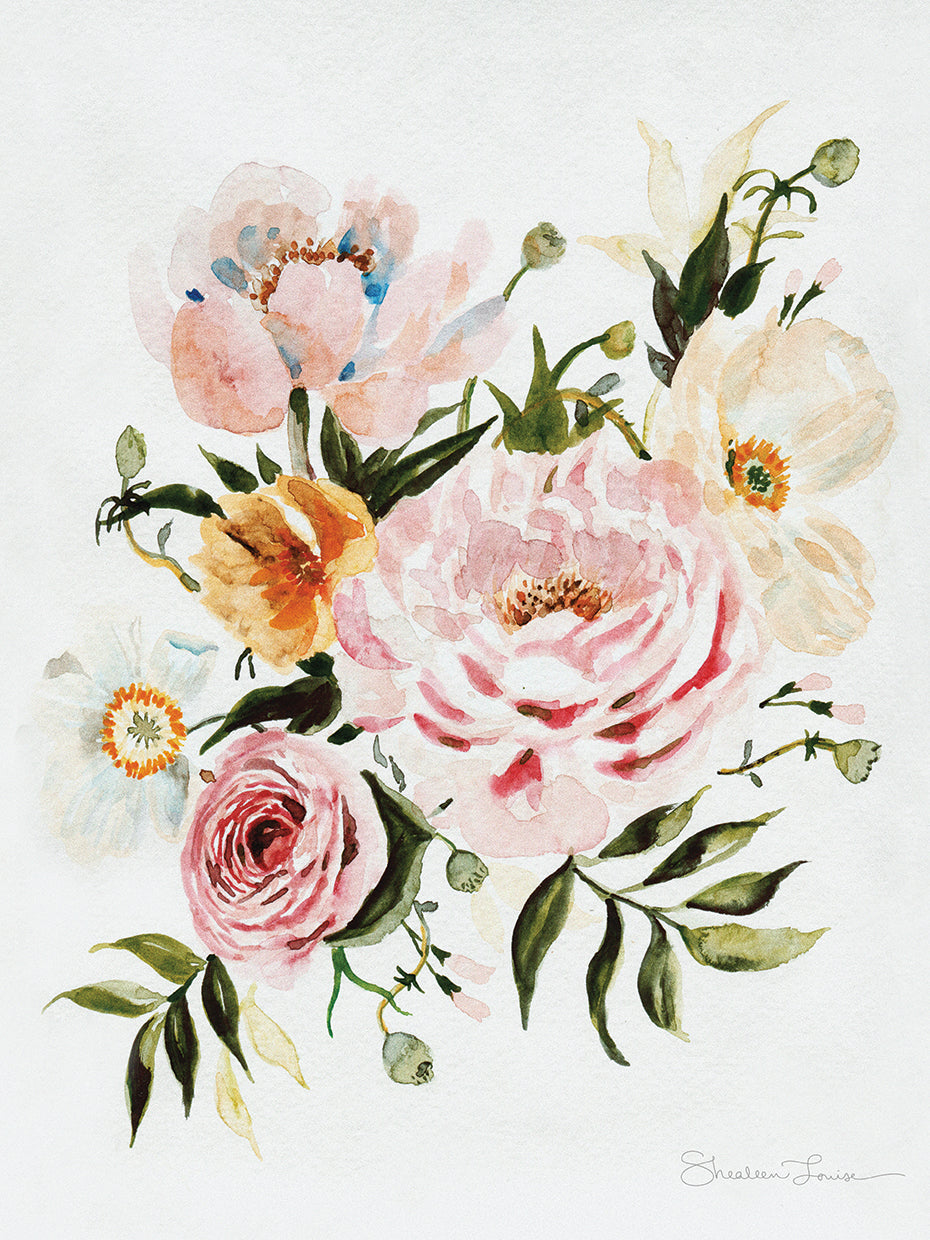 Loose Roses and Poppies