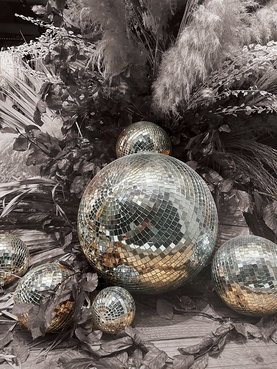 Disco Balls in Fall