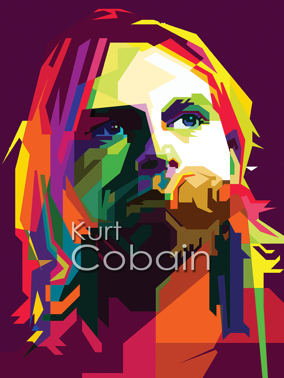 Colorful Fan Art Kurt Pop Art