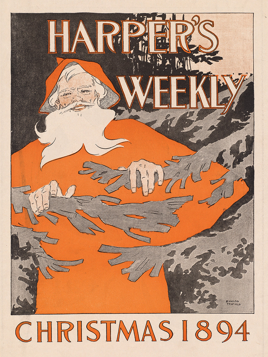 Vintage Harper's Magazine Cover 1894