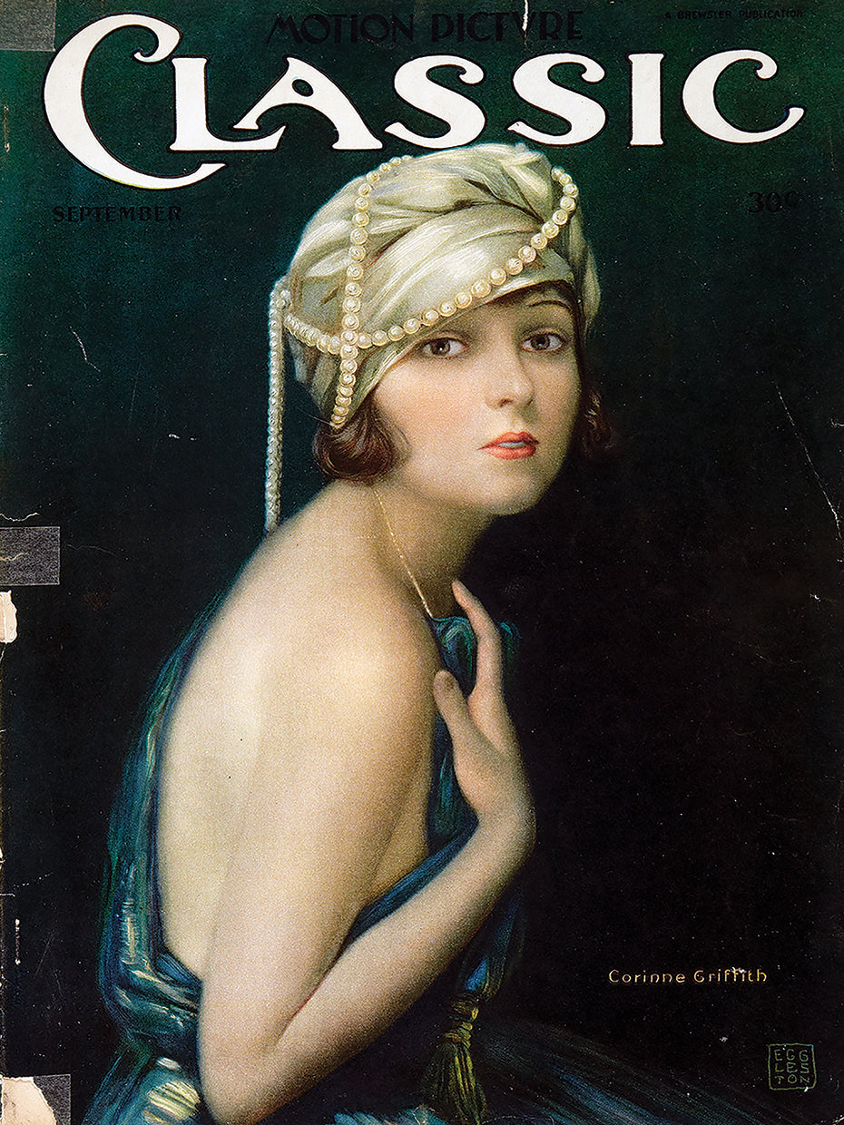 Vintage Motion Picture Classic Magazine Cover 1921