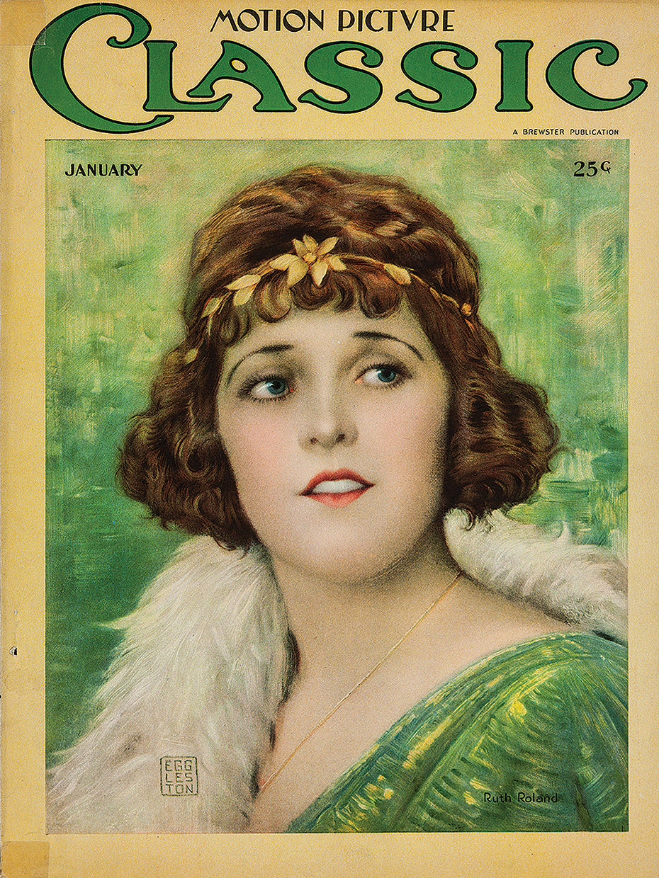 Vintage Motion Picture Classic Magazine Cover 1922 January