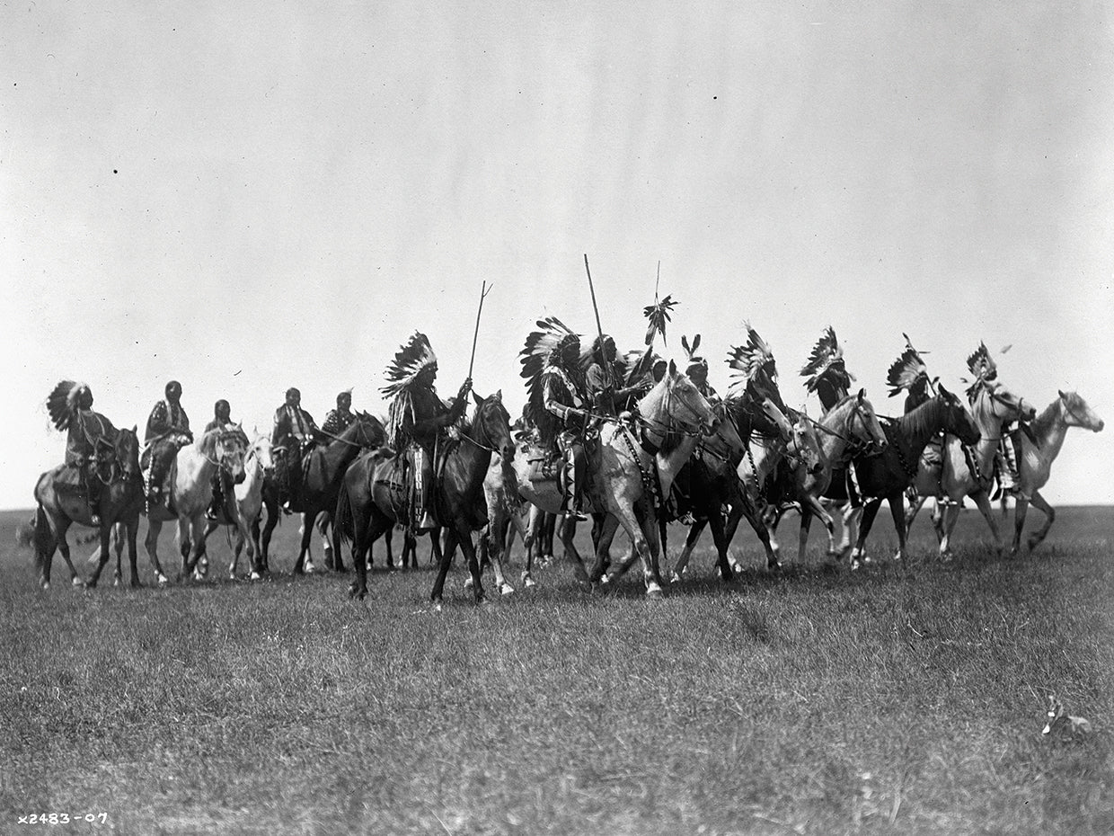 Brulé War party Edward S. Curtis