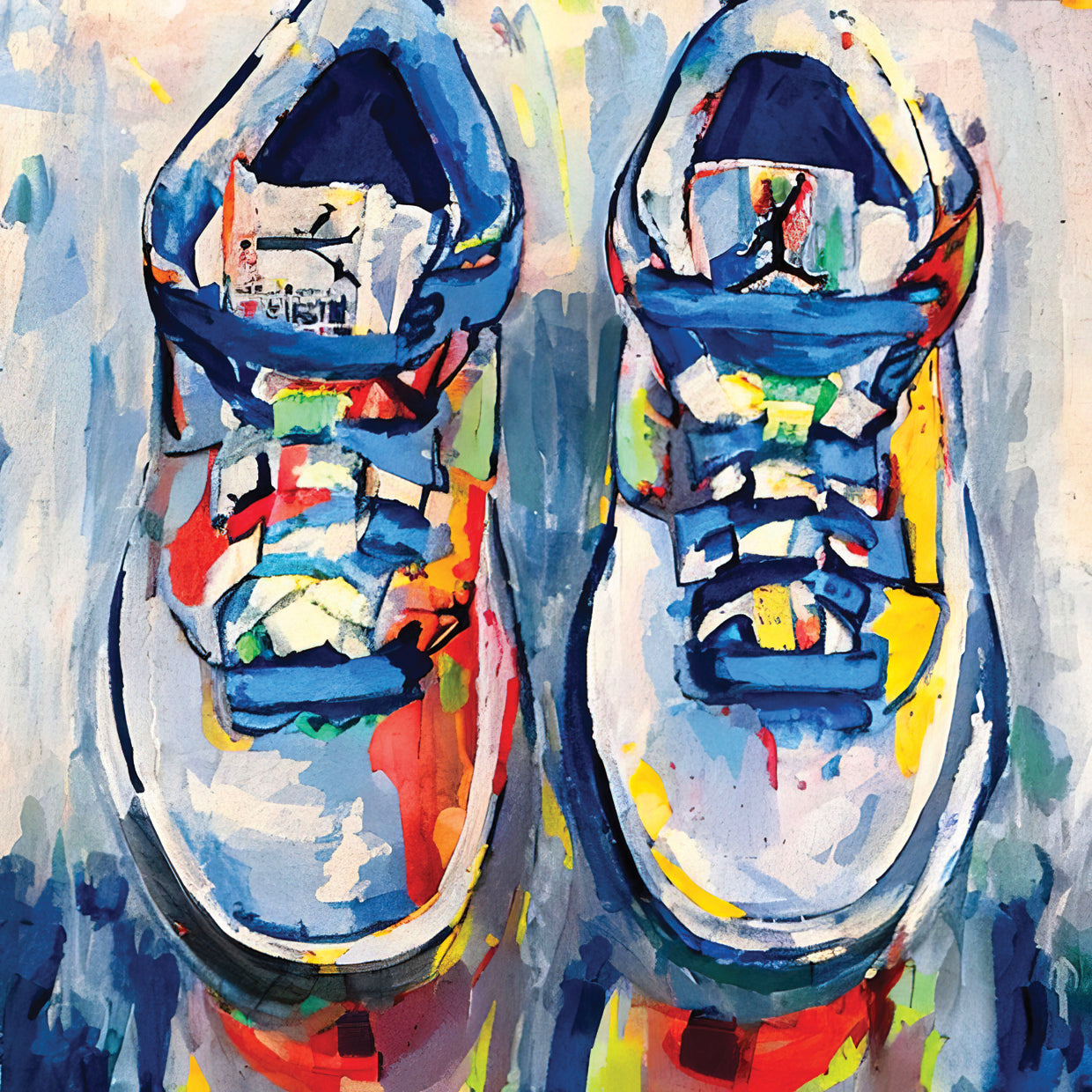 Pop Graffiti Shoes Chicago Air Series 10