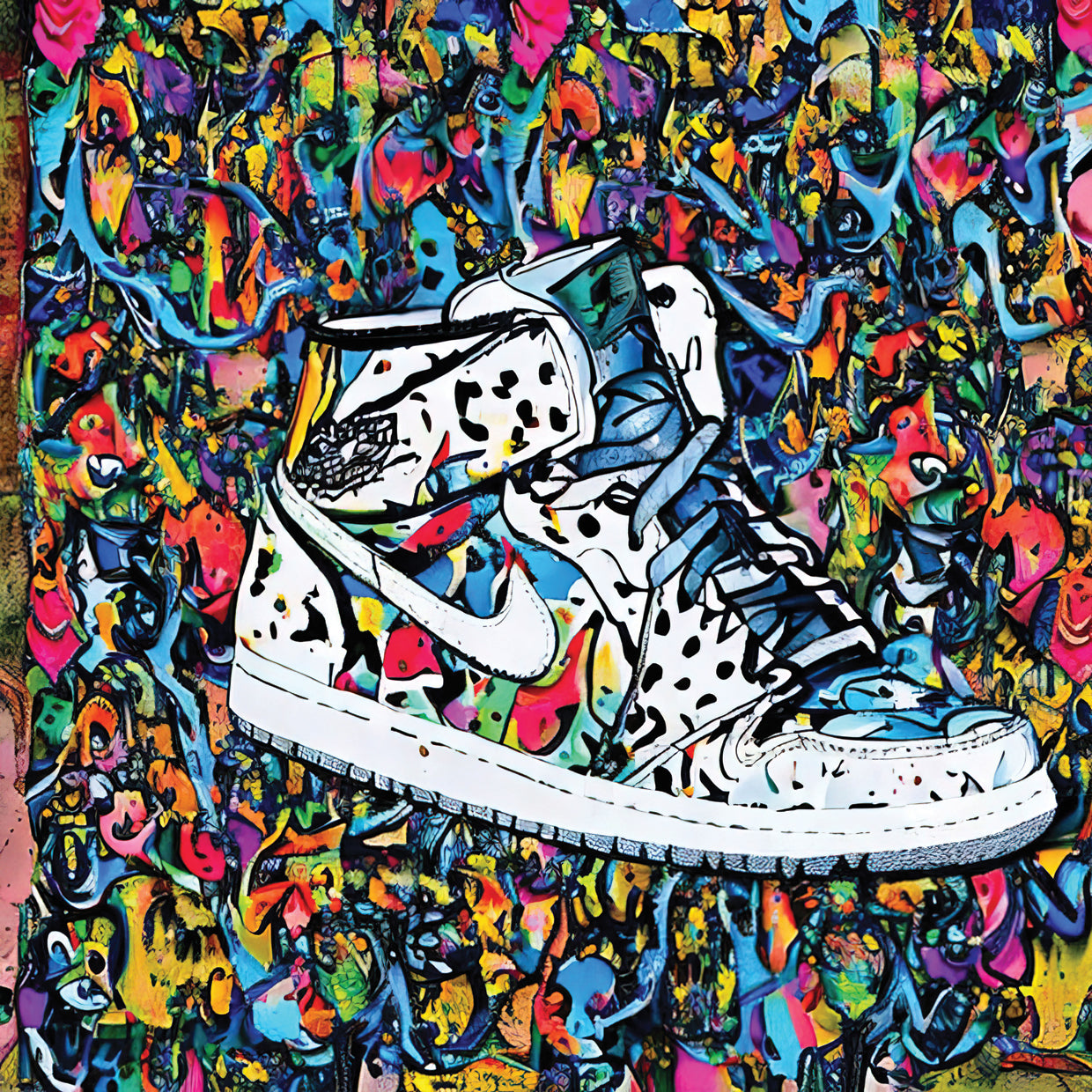 Pop Graffiti Shoes Chicago Air Series 12