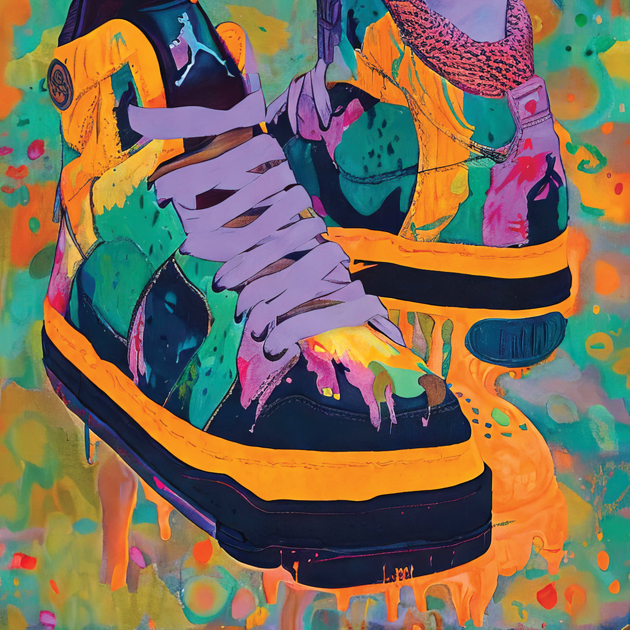 Pop Graffiti Shoes Chicago Air Series 26