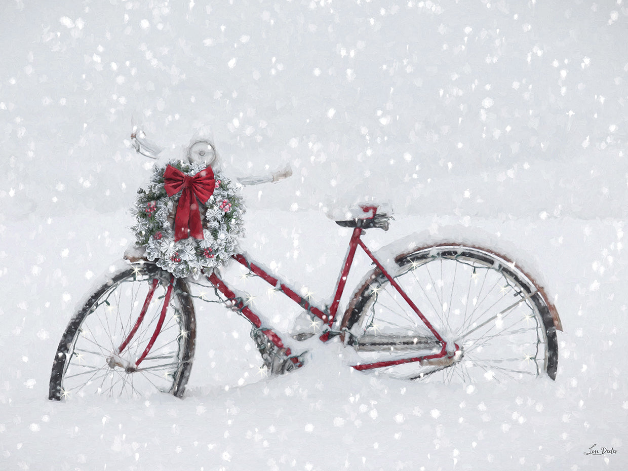 Lighted Christmas Bike