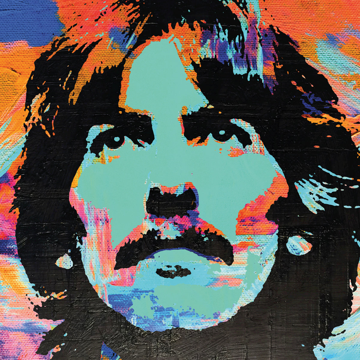 Inspired by George Harrisons Green Wall Art by The Pop Art Factory ...