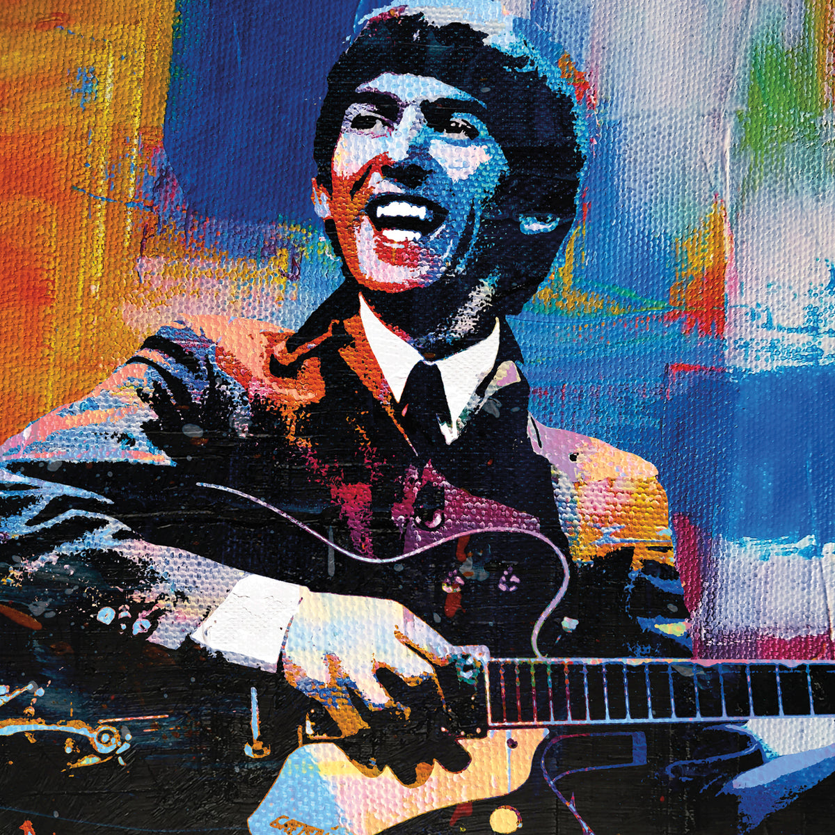 Inspired by George Harrison Wall Art by The Pop Art Factory | Fine Art ...