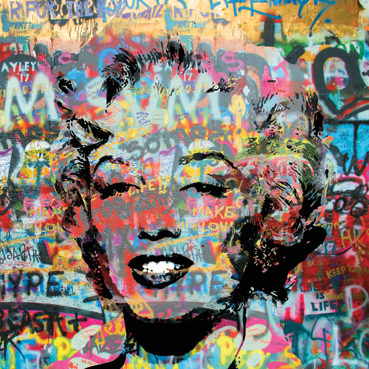 Inspired by Marilyn Graffiti
