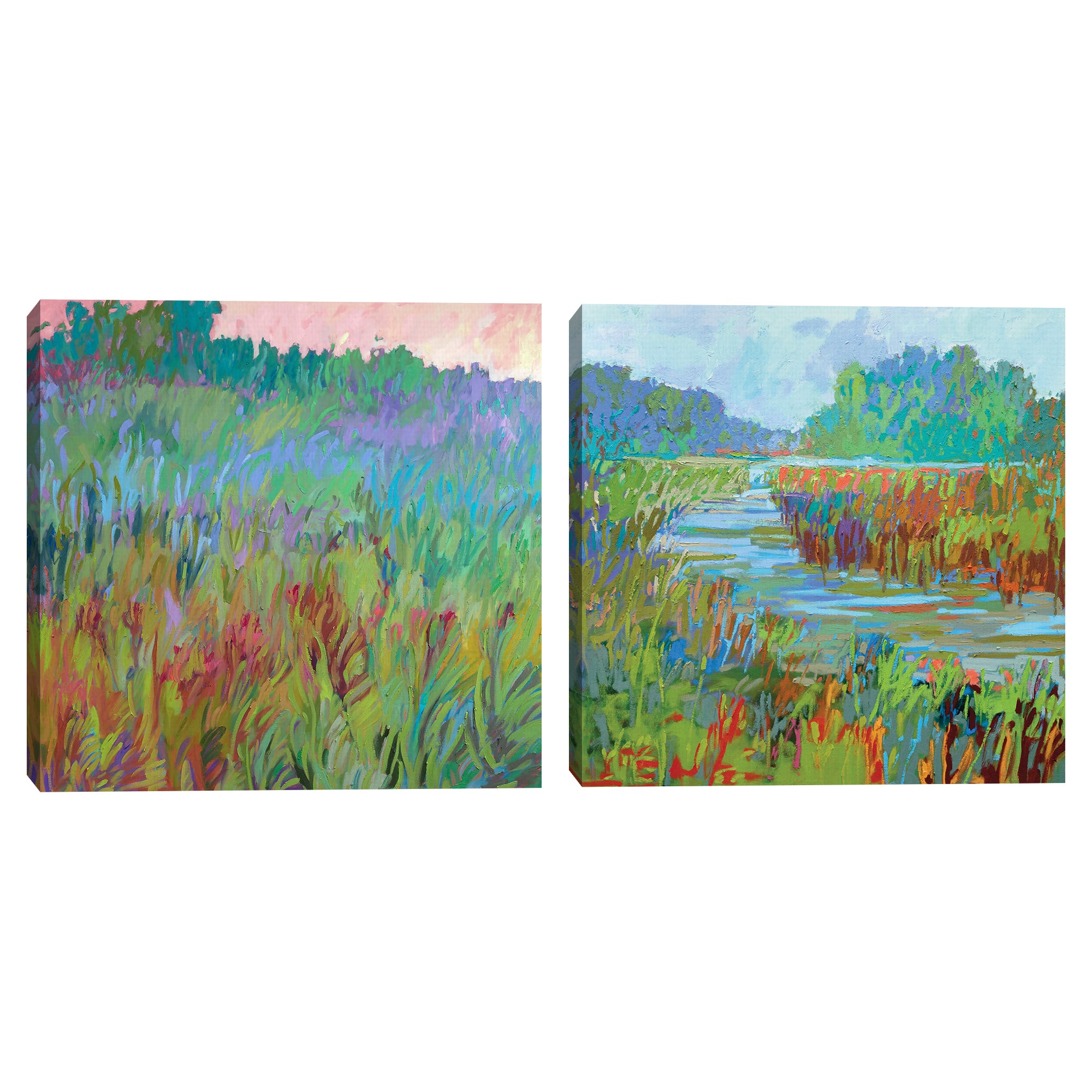 Spring Greens & A Bend in the River