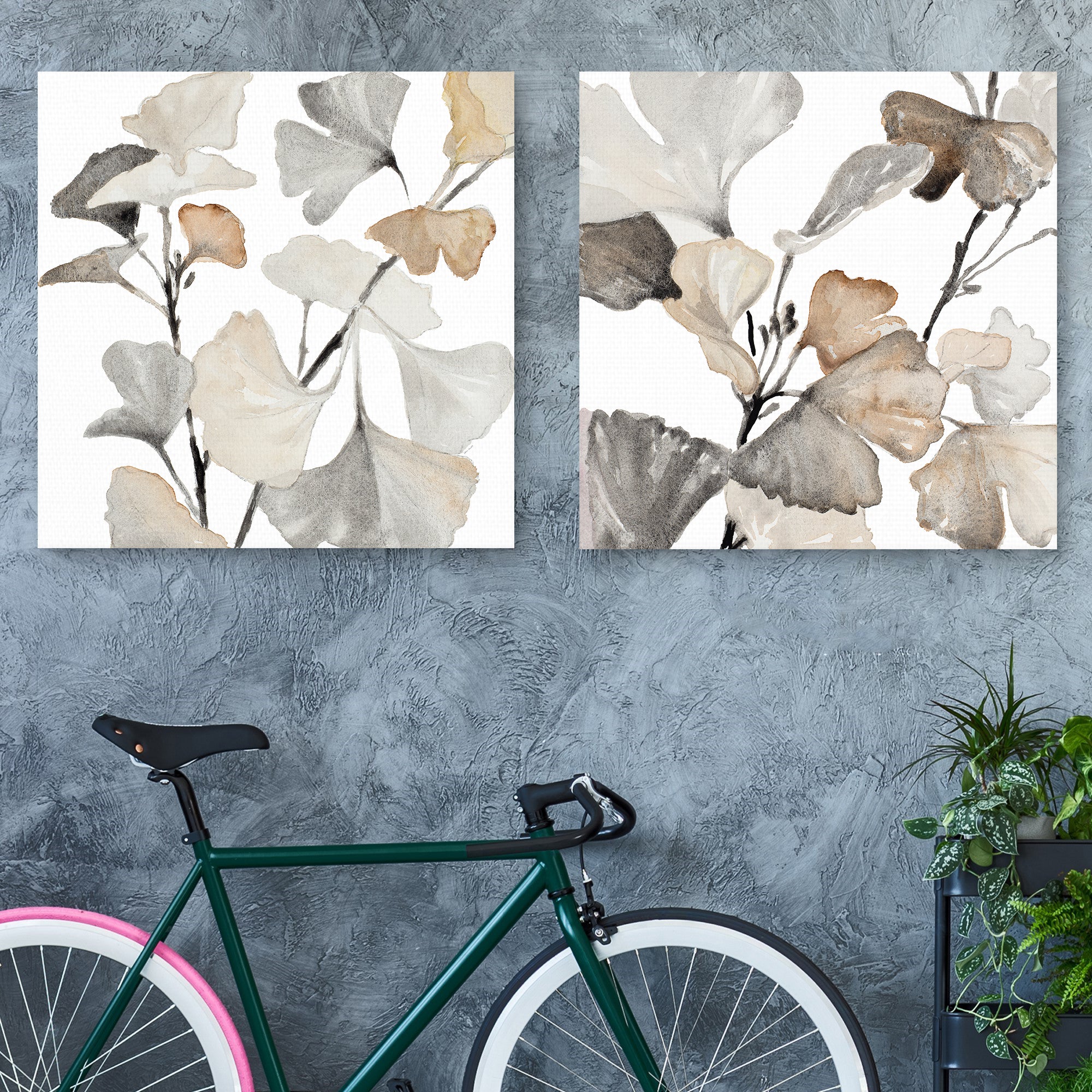 Neutral Ginko Stems I & II