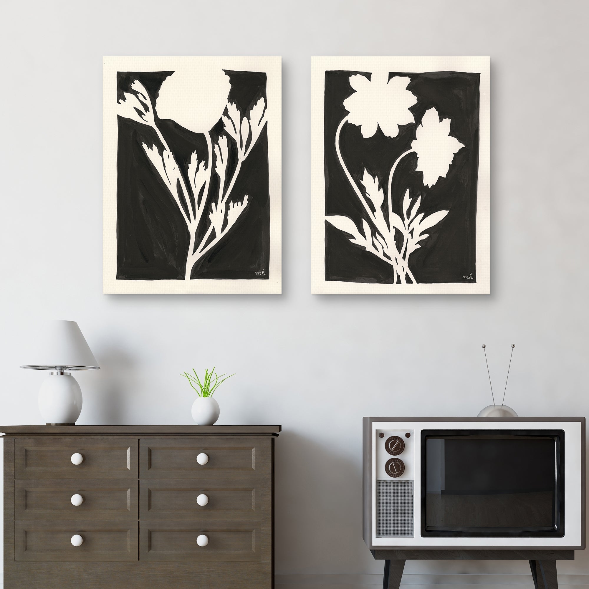 Joyful Spring I & II Black