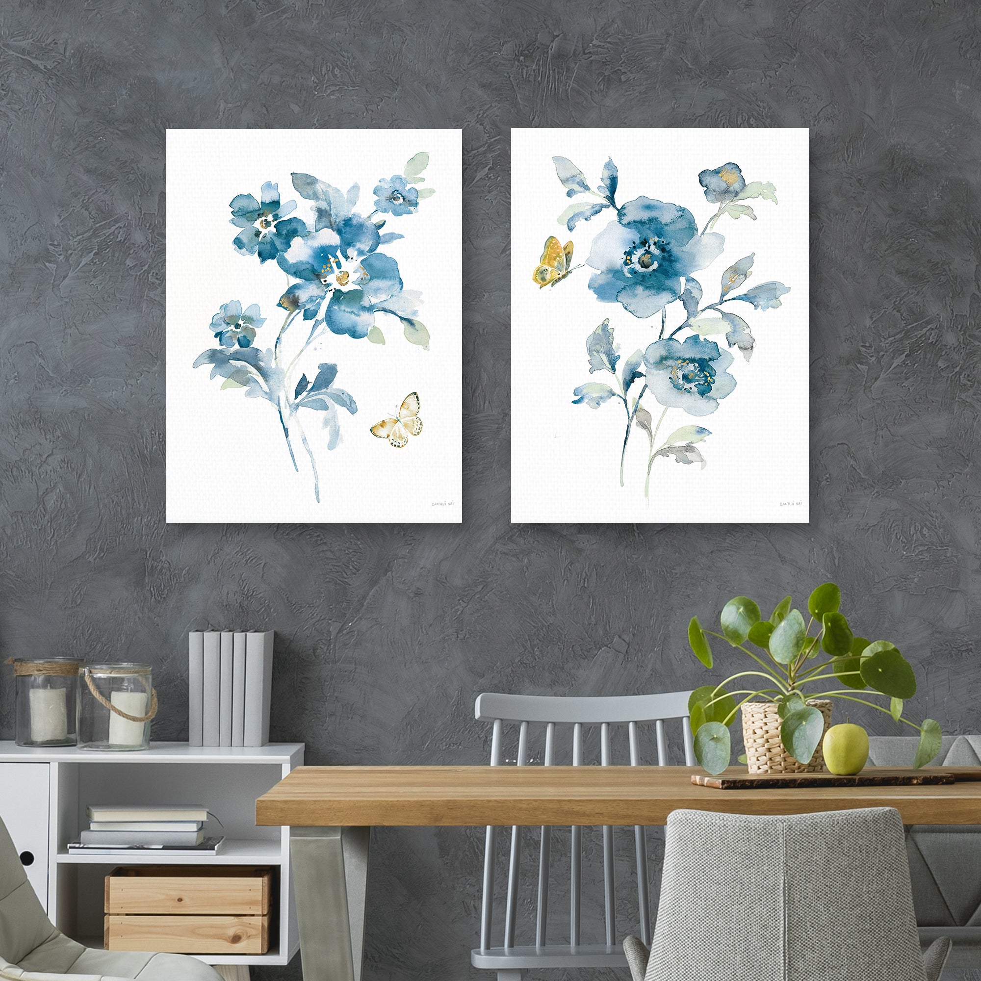 Blues of Summer I & II Gilded