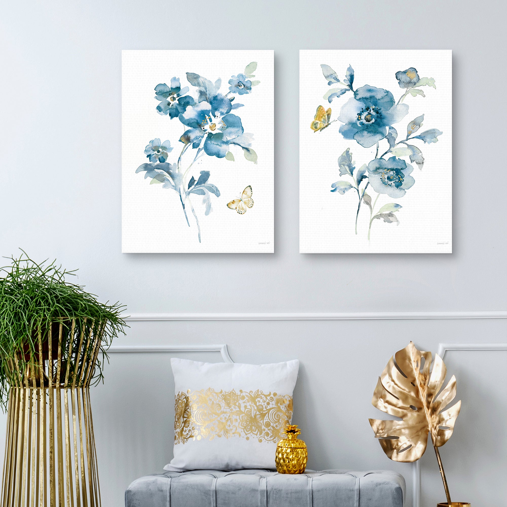 Blues of Summer I & II Gilded