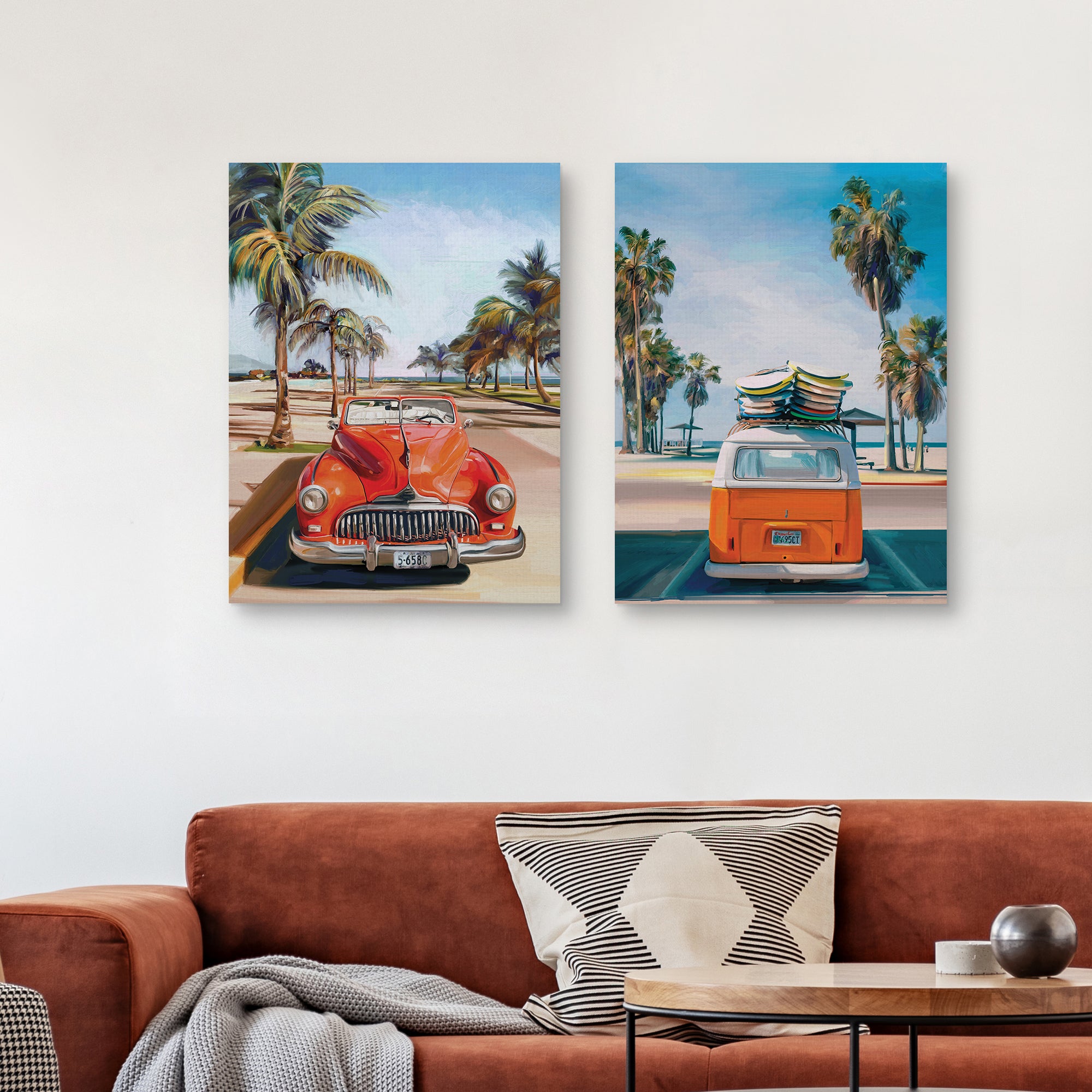 Retro Beach Day I & II