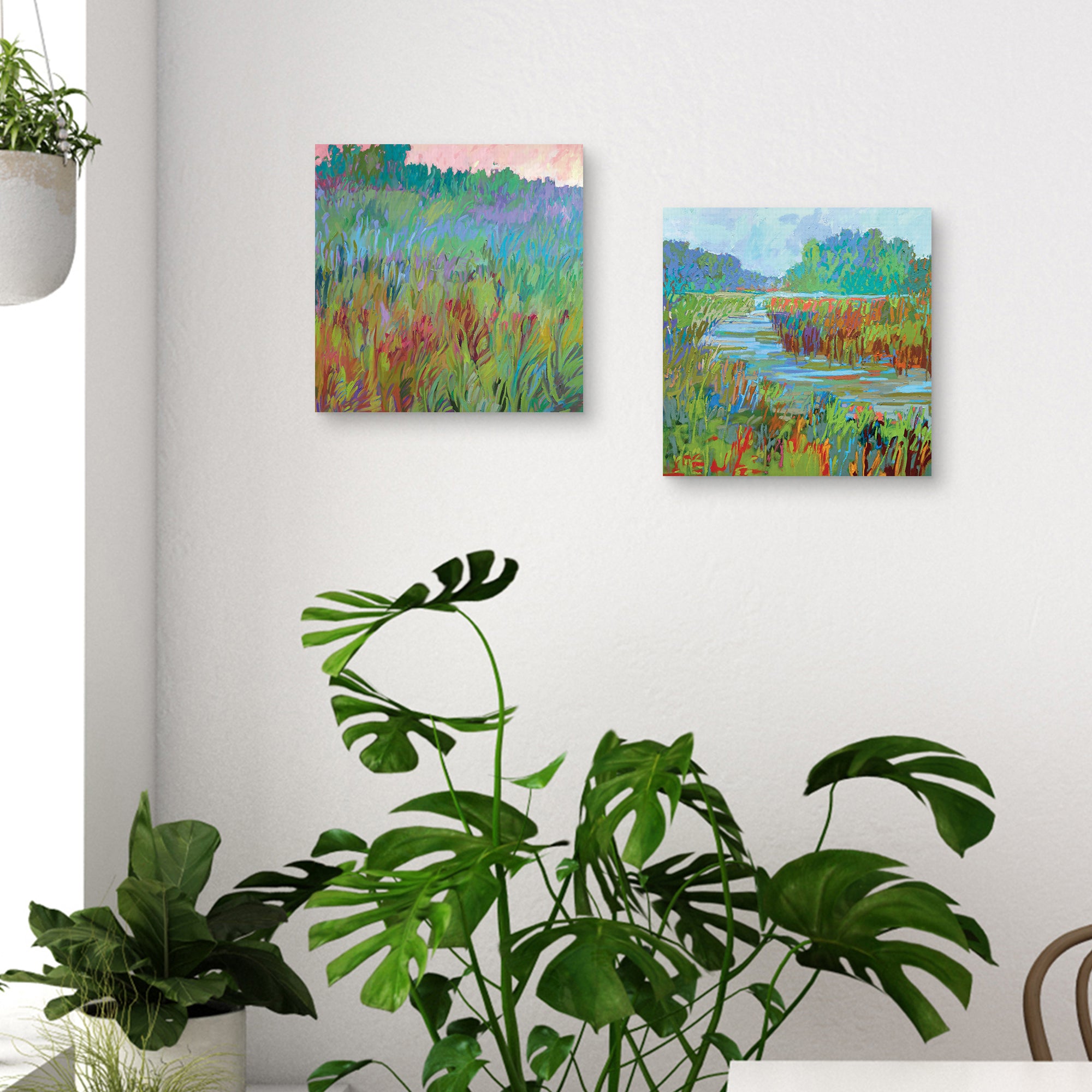 Spring Greens & A Bend in the River