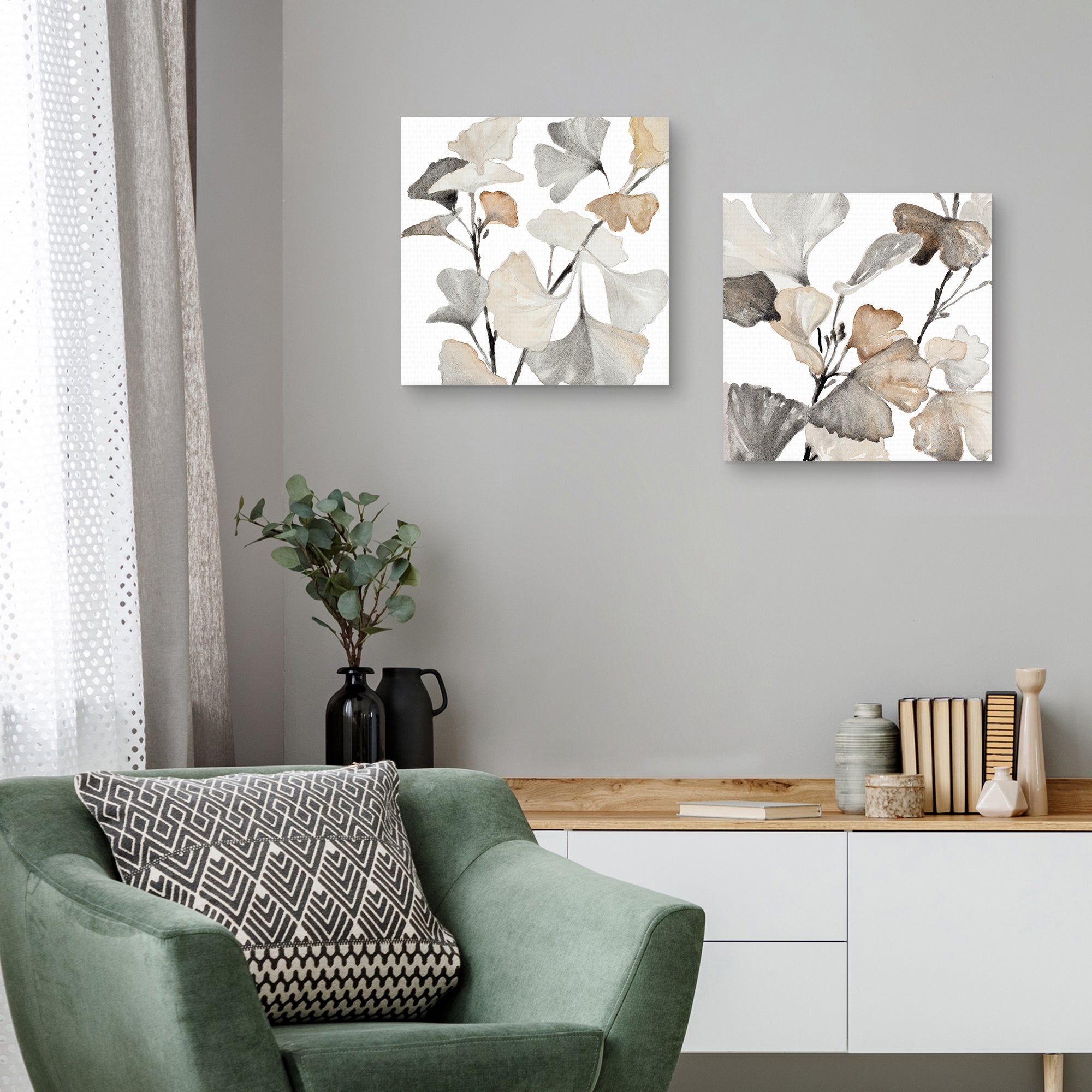 Neutral Ginko Stems I & II