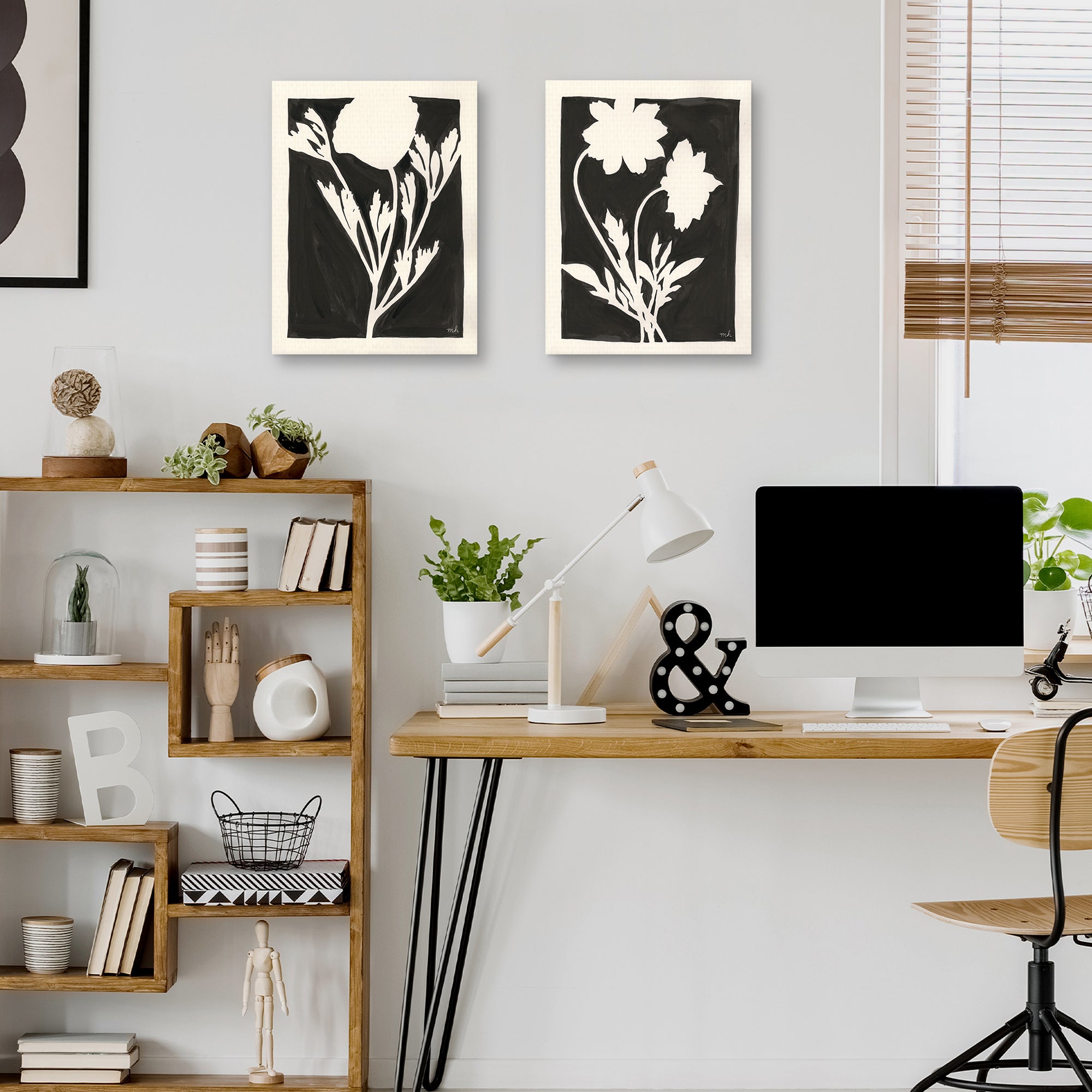 Joyful Spring I & II Black