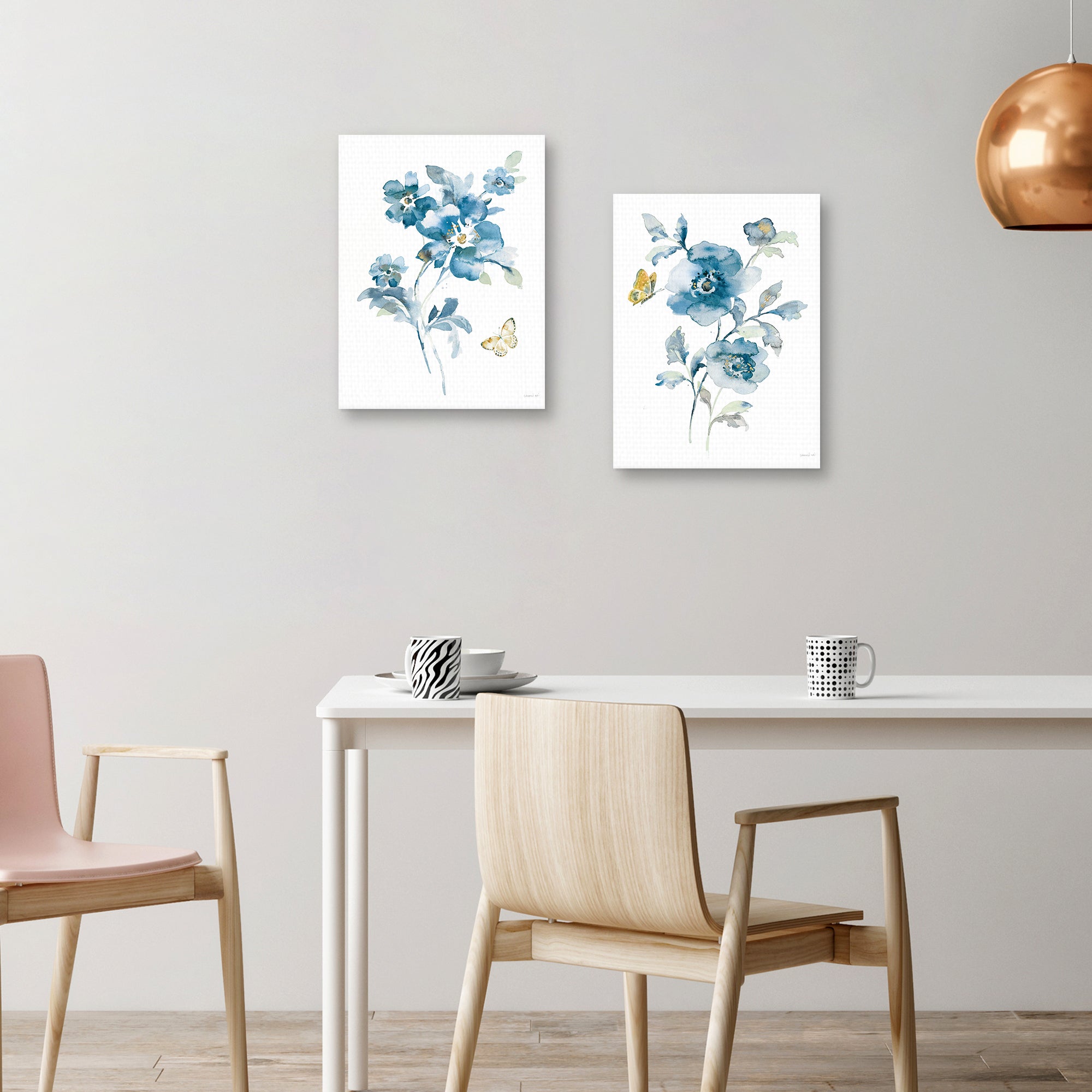 Blues of Summer I & II Gilded