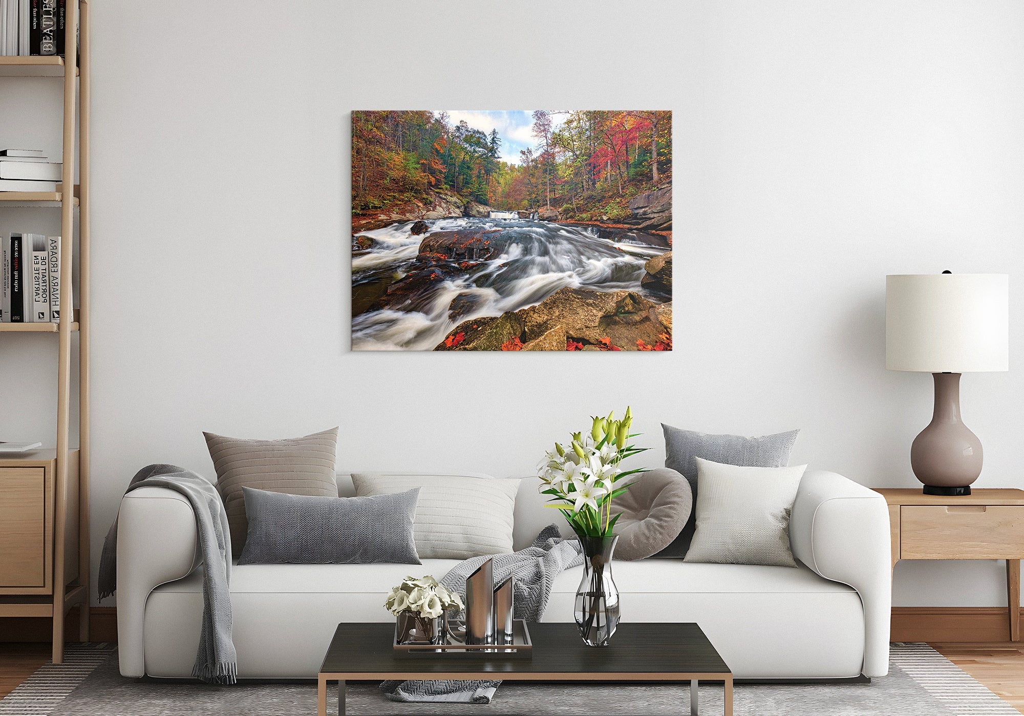 Family memories wall art for a family room - evocative landscape and seascape canvas prints that capture a feeling the whole household shares